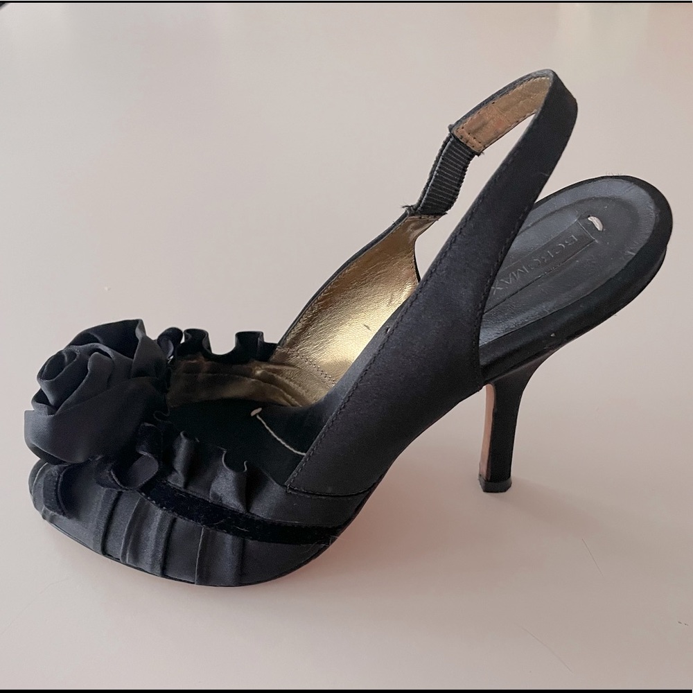 COPY - BCBG open toe - strap back heels